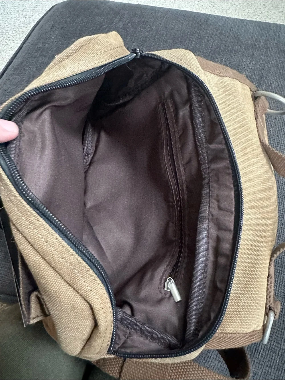 Canvas Dog Saddle Pack - Tan NWT